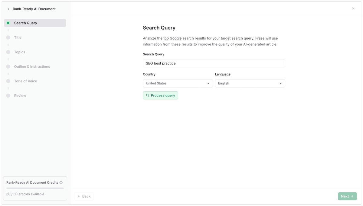 AI content generator